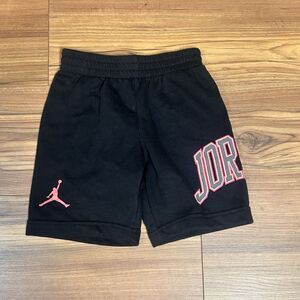 Jordan Boys Black Fleece Shorts Size 5 Jumpman Logo Athletic Youth
